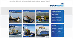 Desktop Screenshot of delta-marine.co.uk